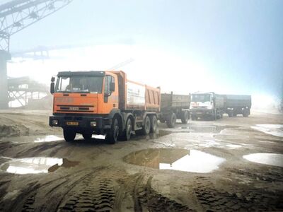 Návoz materiálu na betonárku do Tovačova | Nákladní doprava – Hustopeče – Pohořelice